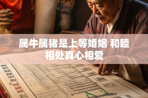 属牛属猪是上等婚姻 和睦相处真心相爱