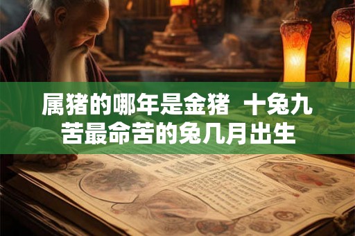 属猪的哪年是金猪  十兔九苦最命苦的兔几月出生