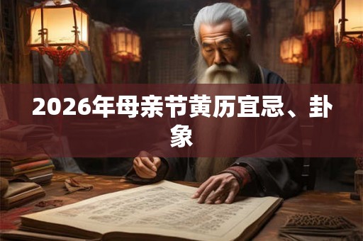 2026年母亲节黄历宜忌、卦象