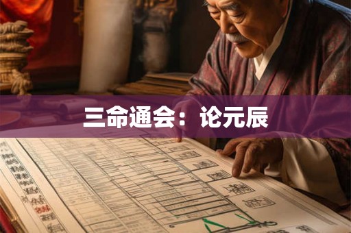 三命通会：论元辰
