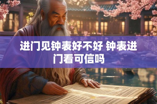进门见钟表好不好 钟表进门看可信吗
