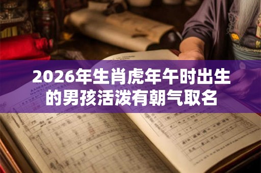 2026年生肖虎年午时出生的男孩活泼有朝气取名