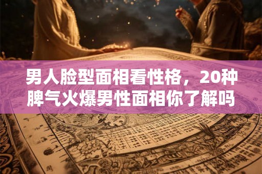 男人脸型面相看性格，20种脾气火爆男性面相你了解吗？