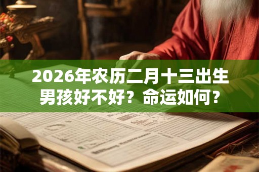 2026年农历二月十三出生男孩好不好?命运如何? 2026年农历二月十三出生男孩好不好?命运如何?