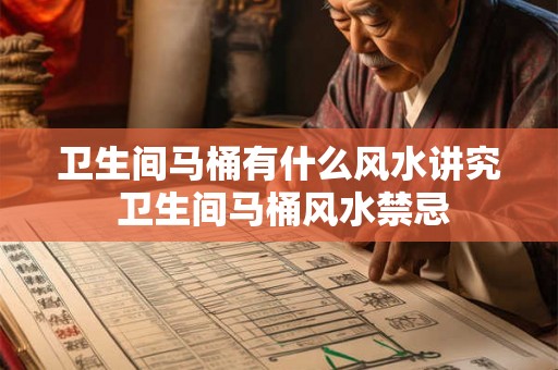 卫生间马桶有什么风水讲究 卫生间马桶风水禁忌