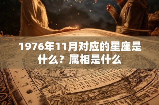 1976年11月对应的星座是什么？属相是什么