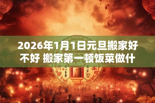 2026年1月1日元旦搬家好不好 搬家第一顿饭菜做什么
