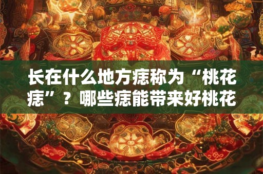 长在什么地方痣称为“桃花痣”？哪些痣能带来好桃花？