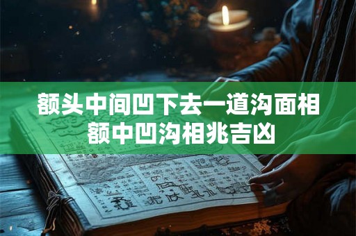 额头中间凹下去一道沟面相 额中凹沟相兆吉凶 额头中间凹下去一道沟面相 额中凹沟相兆吉凶
