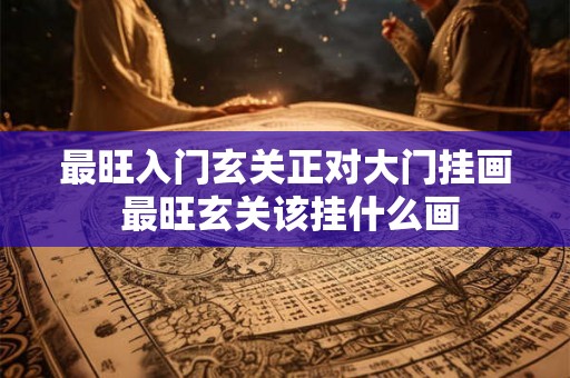 最旺入门玄关正对大门挂画 最旺玄关该挂什么画