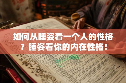 如何从睡姿看一个人的性格？睡姿看你的内在性格！
