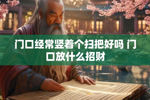 门口经常竖着个扫把好吗 门口放什么招财