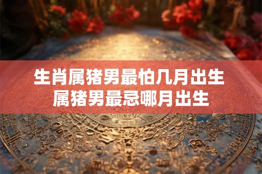 生肖属猪男最怕几月出生 属猪男最忌哪月出生