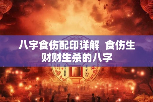 八字食伤配印详解 食伤生财财生杀的八字 八字食伤配印详解 食伤生财财生杀的八字