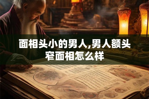 面相头小的男人,男人额头窄面相怎么样