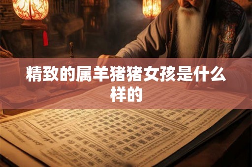 精致的属羊猪猪女孩是什么样的