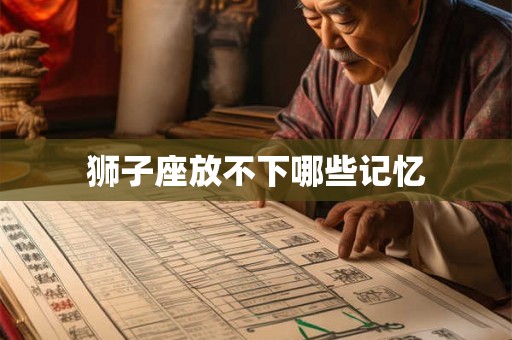 狮子座放不下哪些记忆