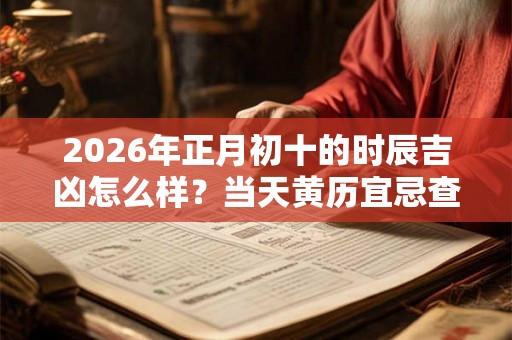 2026年正月初十的时辰吉凶怎么样？当天黄历宜忌查询
