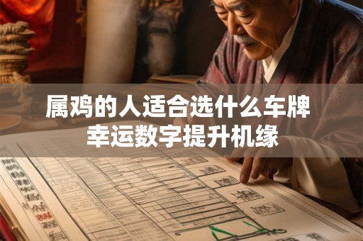 属鸡的人适合选什么车牌 幸运数字提升机缘