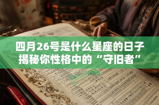 四月26号是什么星座的日子揭秘你性格中的“守旧者”