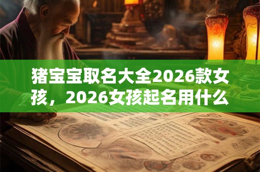 猪宝宝取名大全2026款女孩，2026女孩起名用什么字好听？