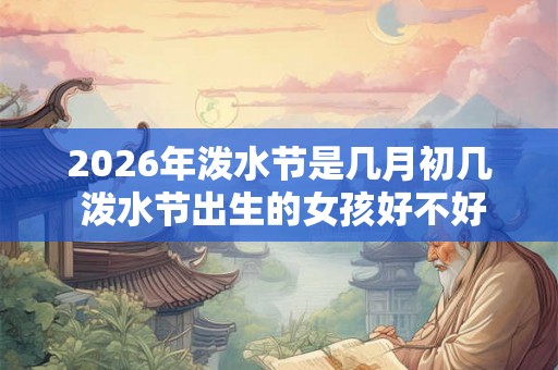 2026年泼水节是几月初几 泼水节出生的女孩好不好