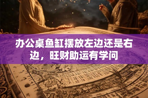 办公桌鱼缸摆放左边还是右边，旺财助运有学问