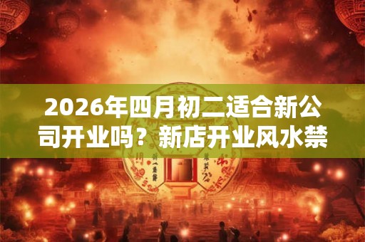 2026年四月初二适合新公司开业吗？新店开业风水禁忌