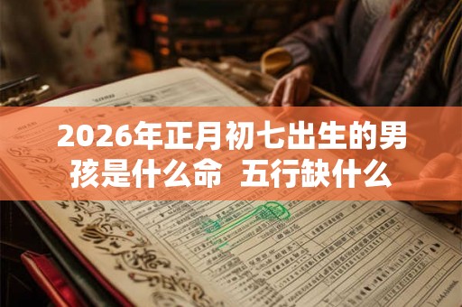 2026年正月初七出生的男孩是什么命  五行缺什么