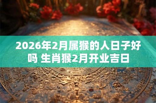 2026年2月属猴的人日子好吗 生肖猴2月开业吉日