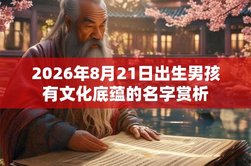 2026年8月21日出生男孩有文化底蕴的名字赏析 2026年8月21日出生男孩有文化底蕴的名字赏析