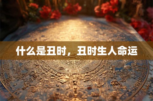 什么是丑时,丑时生人命运 什么是丑时,丑时生人命运