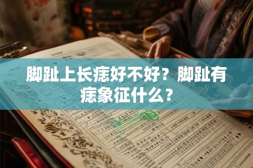 脚趾上长痣好不好？脚趾有痣象征什么？
