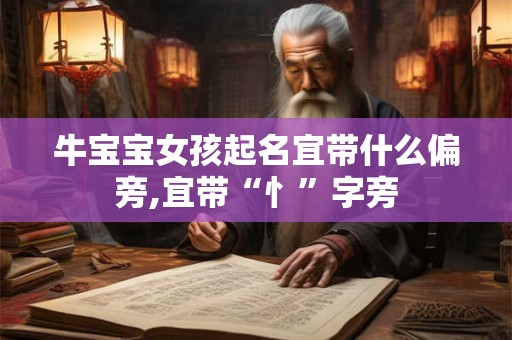 牛宝宝女孩起名宜带什么偏旁,宜带“忄”字旁