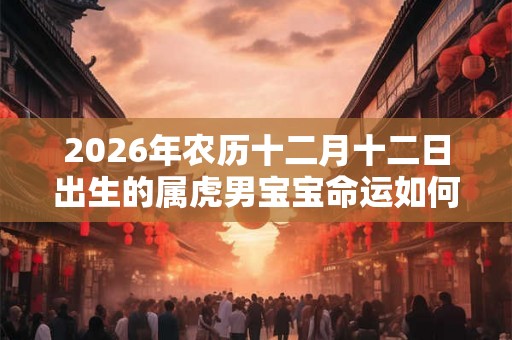 2026年农历十二月十二日出生的属虎男宝宝命运如何？