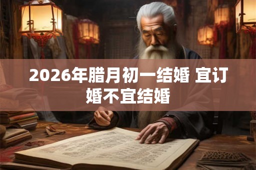 2026年腊月初一结婚 宜订婚不宜结婚 2026年腊月初一结婚 宜订婚不宜结婚