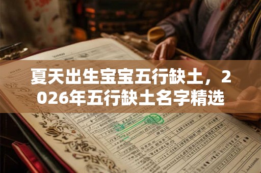 夏天出生宝宝五行缺土，2026年五行缺土名字精选
