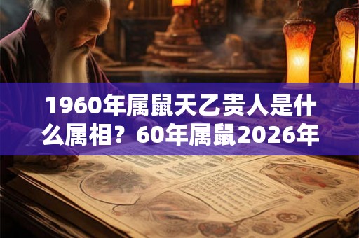 1960年属鼠天乙贵人是什么属相？60年属鼠2026年运势如何？