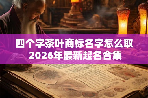 四个字茶叶商标名字怎么取 2026年最新起名合集