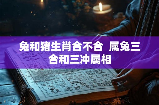 兔和猪生肖合不合  属兔三合和三冲属相