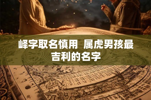 峄字取名慎用  属虎男孩最吉利的名字