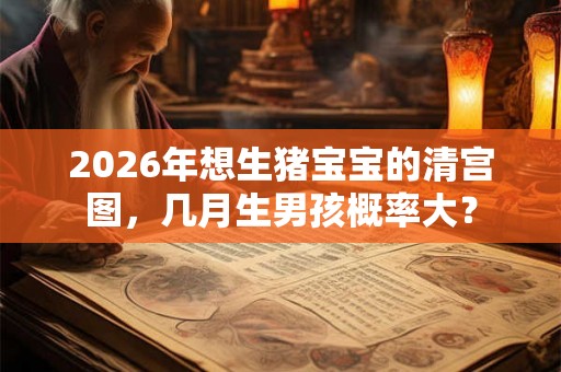 2026年想生猪宝宝的清宫图,几月生男孩概率大? 2026年想生猪宝宝的清宫图,几月生男孩概率大?