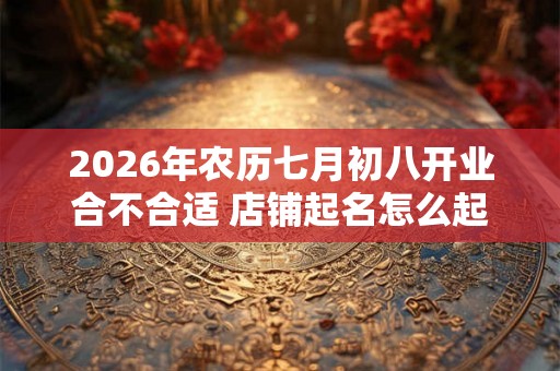 2026年农历七月初八开业合不合适 店铺起名怎么起