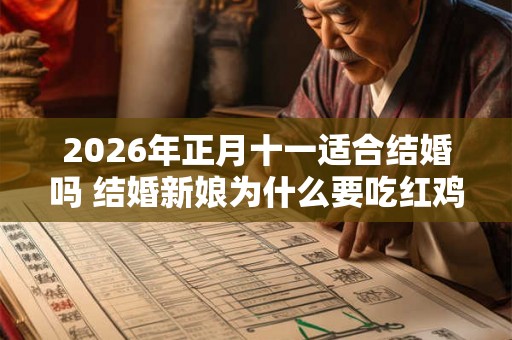 2026年正月十一适合结婚吗 结婚新娘为什么要吃红鸡蛋