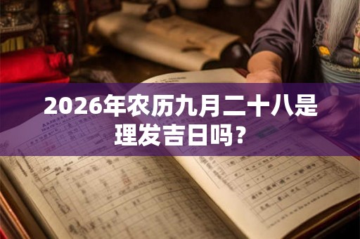 2026年农历九月二十八是理发吉日吗？