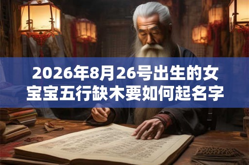 2026年8月26号出生的女宝宝五行缺木要如何起名字