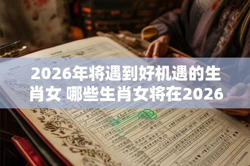 2026年将遇到好机遇的生肖女 哪些生肖女将在2026年迎来好机遇 2026年将遇到好机遇的生肖女 哪些生肖女将在2026年迎来好机遇