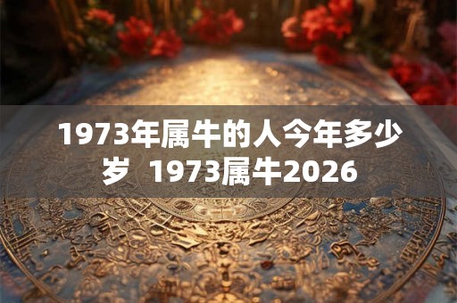 1973年属牛的人今年多少岁  1973属牛2026