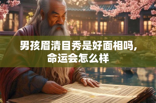 男孩眉清目秀是好面相吗,命运会怎么样 男孩眉清目秀是好面相吗,命运会怎么样