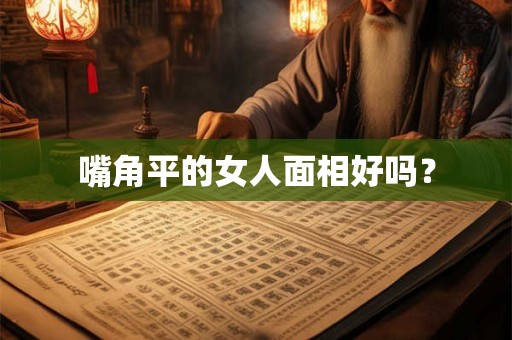 嘴角平的女人面相好吗？